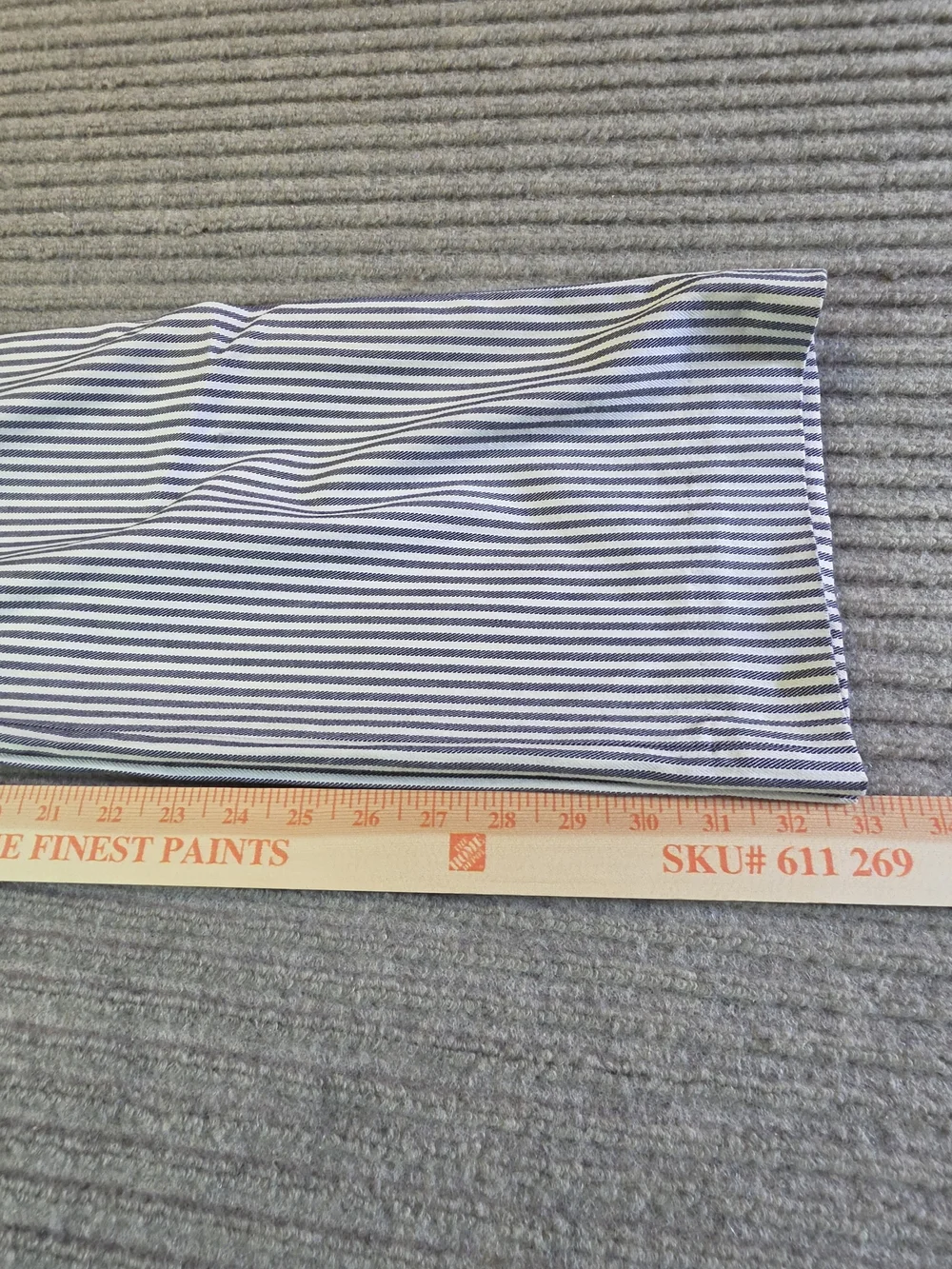 Tory Burch Striped Canvas Trousers Pants Sz 4 Coastal Railroad